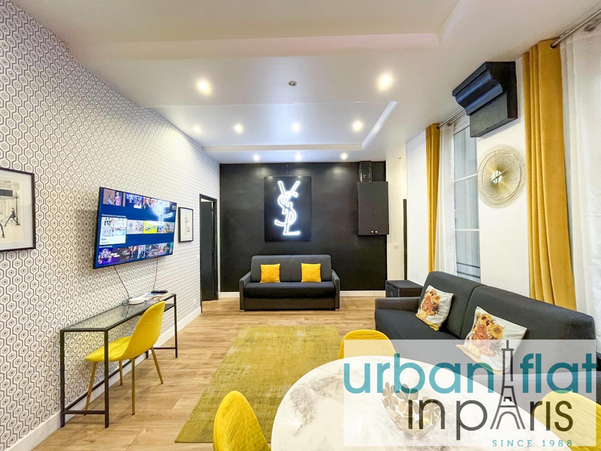 156 - Urban Ysl Flat In Montorgueil Lägenhet Paris Exteriör bild